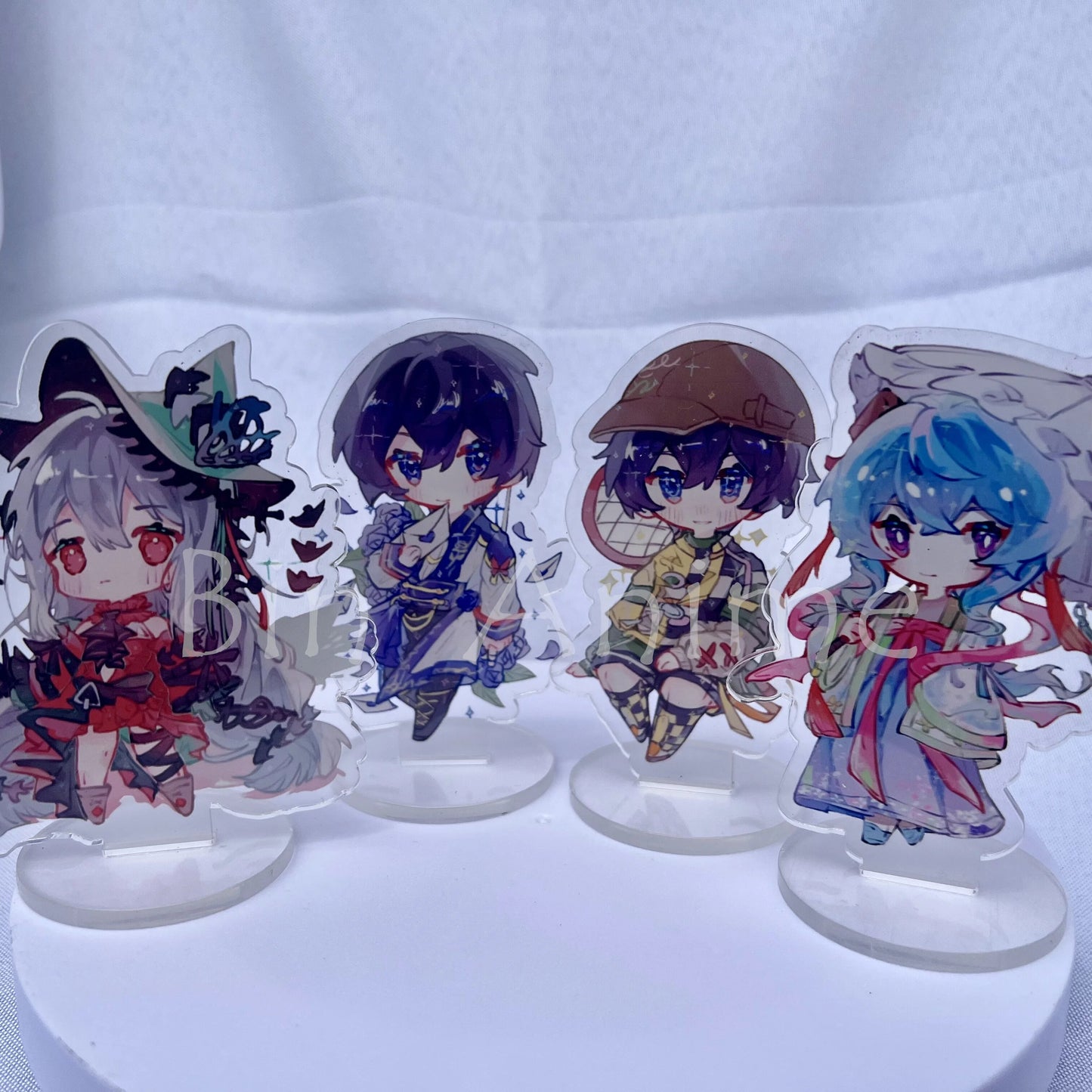 Anime Genshin Impact Cute Figure Cyno Wanderer Heizou Ayato Yae Miko Zhongli Fatui Acrylic Stand Model Plate Cosplay Fans Gifts