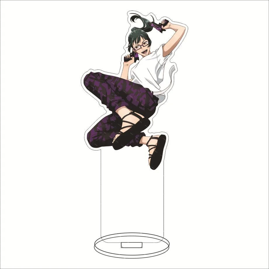 Jujutsu Kaisen Anime Stand Gojo Satoru Ryomen Sukuna Action Figure Stand Model Plate Desk Decor Acrylic Standing Sign Toy Gifts