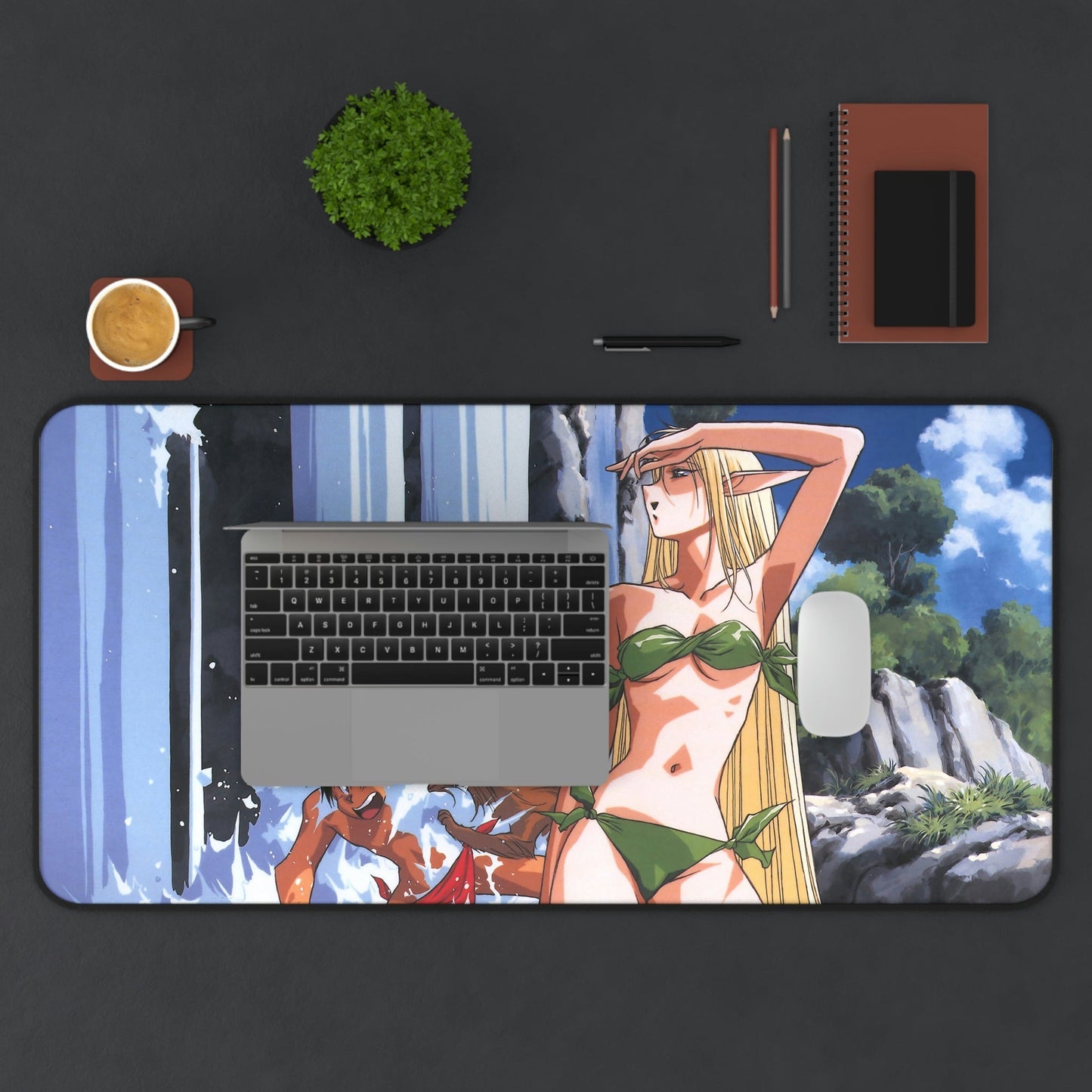 Record Of Lodoss War Ecchi Mousepad - Deedlit Bikini Desk Mat - Sexy Playmat