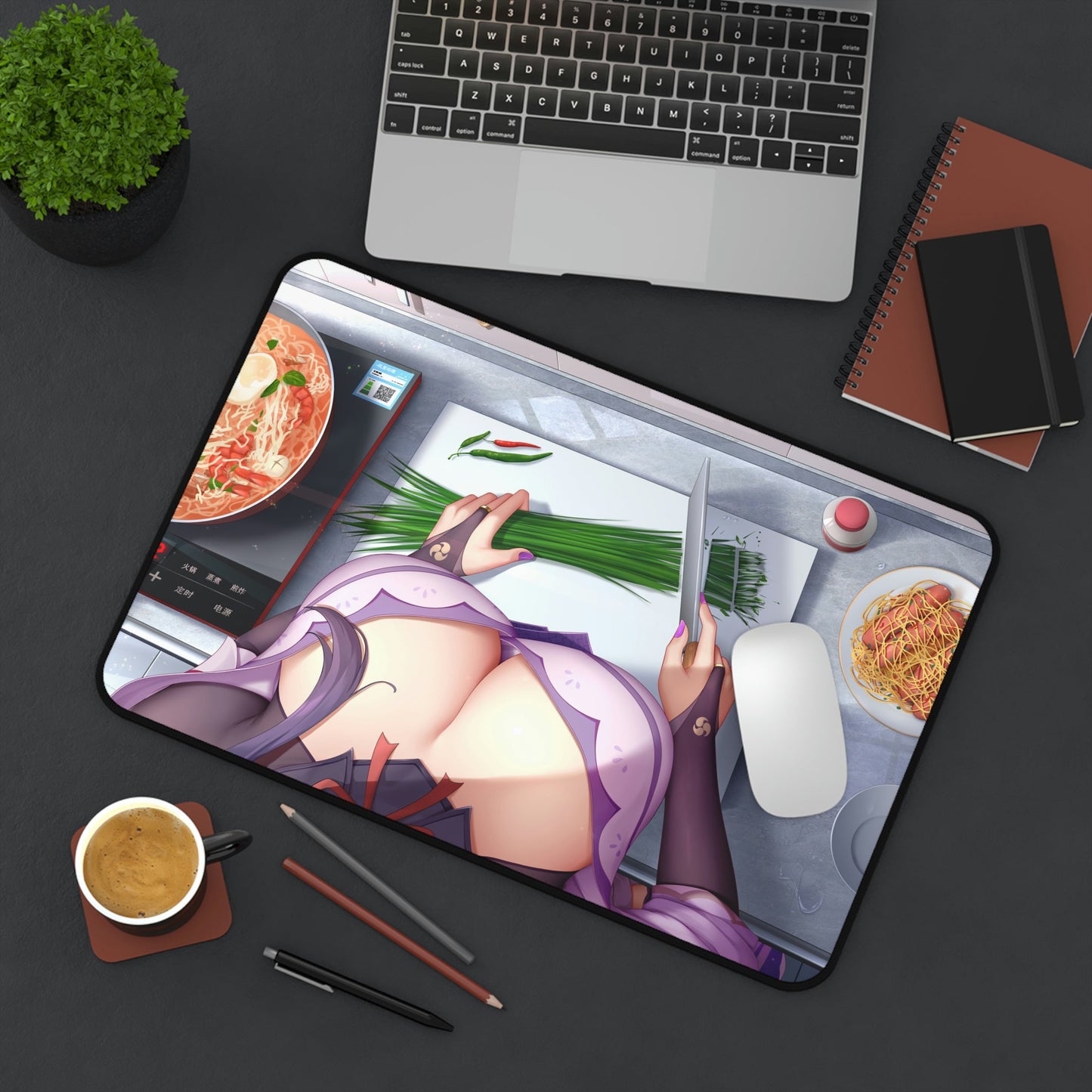 Raiden Shogun Genshin Impact Desk Mat - Non Slip Mousepad