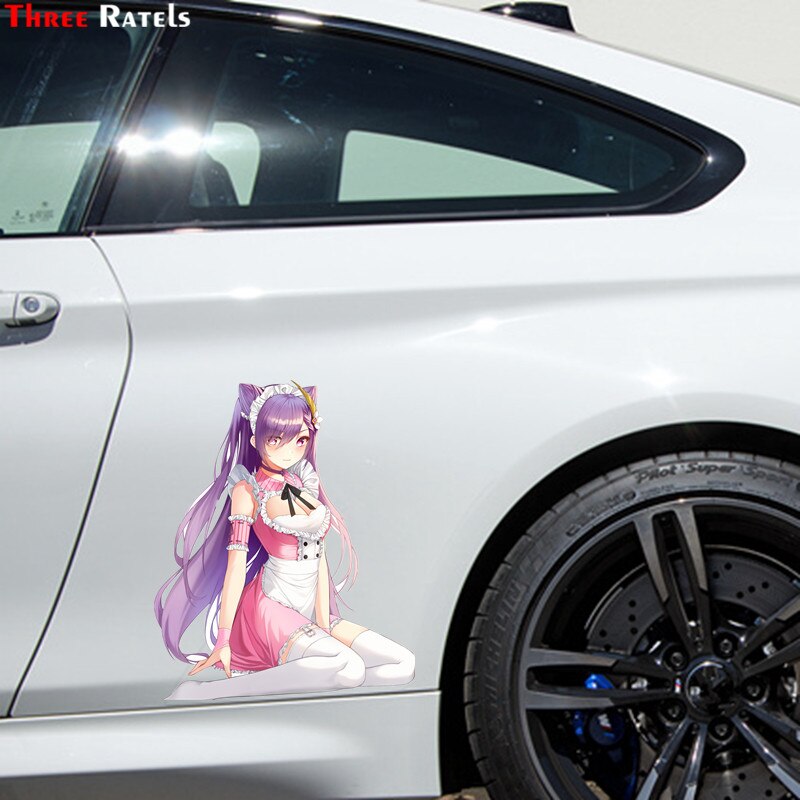 Anime Girls Large Stickers | Girls Car stickers | Kawai Car stickers | Kawai anime girl Stickers