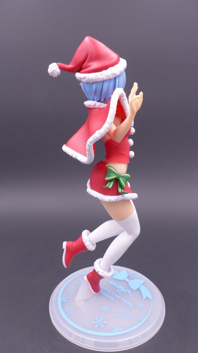 22CM Re:Life In A Different World From Zero Anime Figure Rem Ram Action Figure PVC Christmas Rem Collection Model Doll Toys
