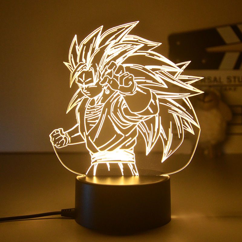 Dragon Ball Nightlight Monkey King Goku figure LED Night light Super Saiyan Ornament Birthday Christmas Gifts