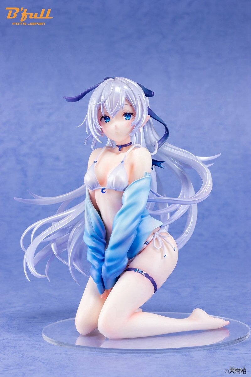 New Arrival Anime Figure Akuya sauce Sexy Swimsuit Kneeling Model Hot PVC Transparent Base Cartoon Character Model Toy Gift