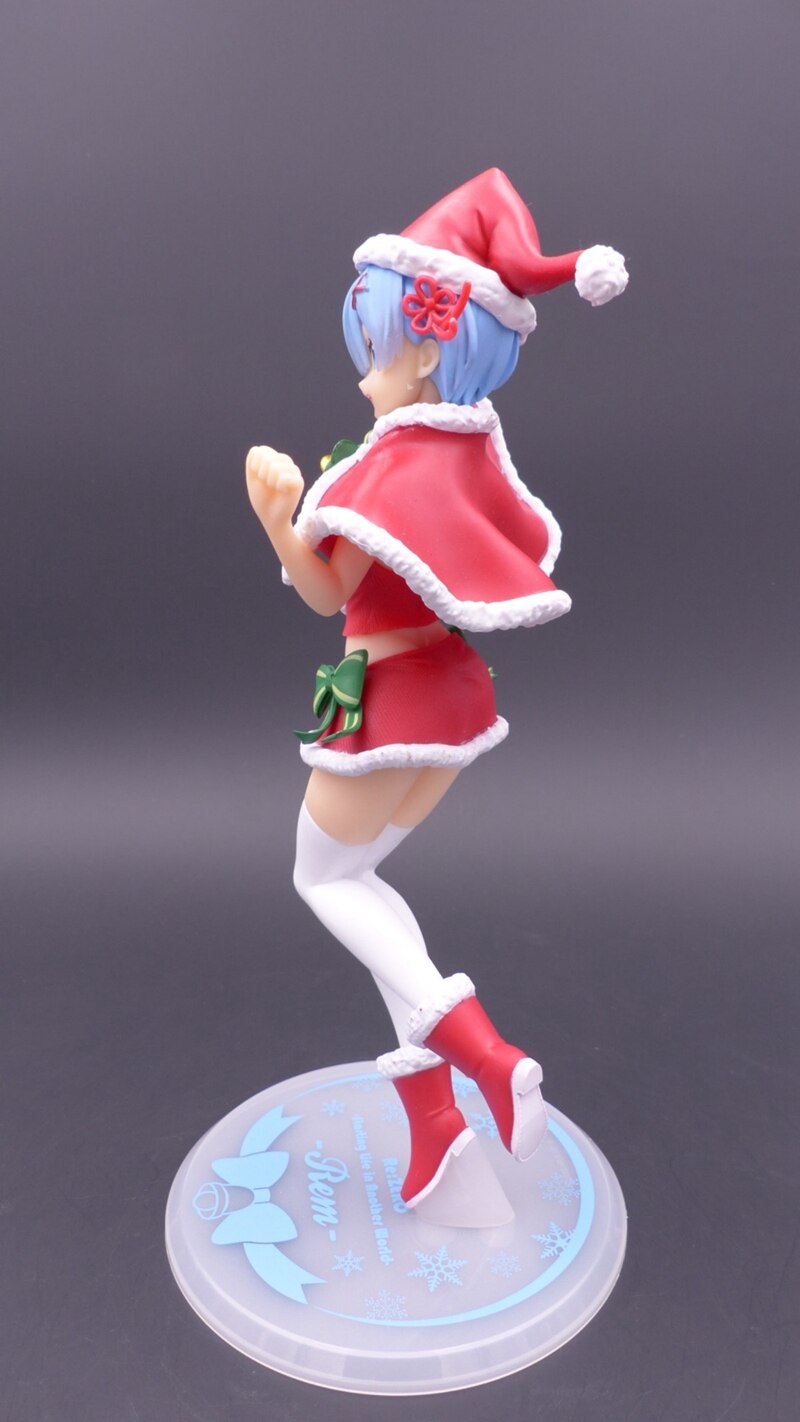 22CM Re:Life In A Different World From Zero Anime Figure Rem Ram Action Figure PVC Christmas Rem Collection Model Doll Toys