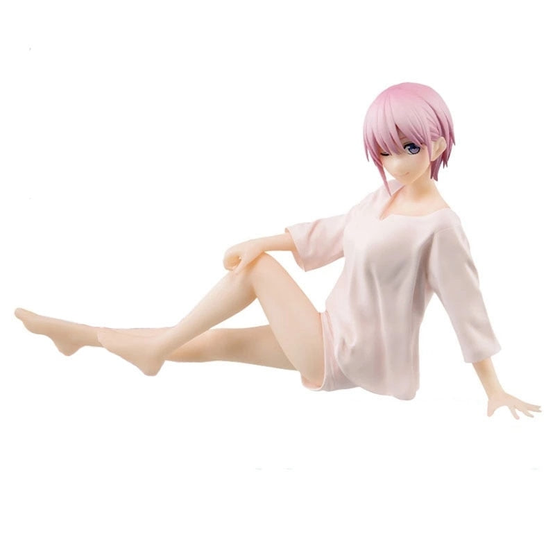 11-22CM Anime Figure The Quintessential Quintuplets Nino Pillow Sitting Position Pajamas Model Dolls Toy Gift Collect Box PVC
