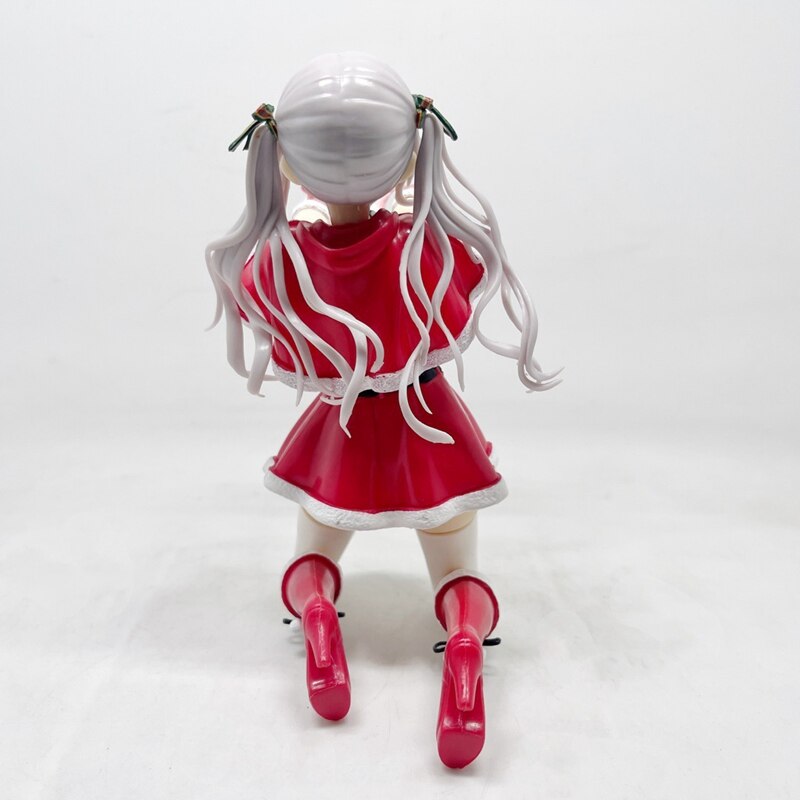 Anime Figure Hiiragi Snowflake Kneeling Pose Sexy Christmas Undressable Beauty Doll Collection Sculpture Gift PVC 19CM