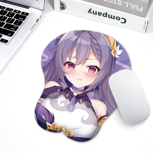 3D Silicone Mousepad | Wrist rest Mouse Pad | Silicone Anime mousepad